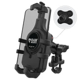 RAM Mounts Quick-Grip™ Pro Vibration Damping Phone Mount with U-Bolt Base